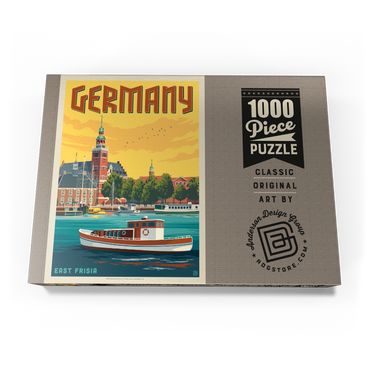 Darstellung des Puzzle Motivs Germany: Leer, East Frisia 1000 Puzzle Schachtel Ansicht3