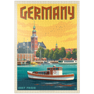 Darstellung des Puzzle Motivs puzzleplate Germany: Leer, East Frisia 1000 Puzzle