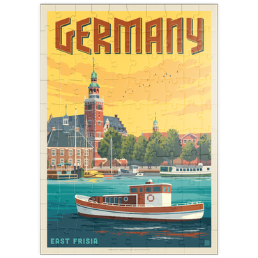 Darstellung des Puzzle Motivs puzzleplate Germany: Leer, East Frisia 100 Puzzle
