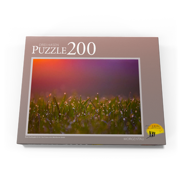 Darstellung des Puzzle Motivs Morgentau 200 Puzzle Schachtel Ansicht3