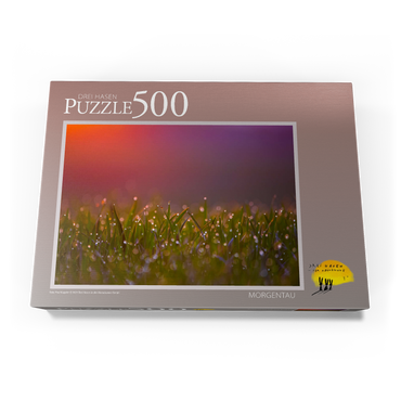 Darstellung des Puzzle Motivs Morgentau 500 Puzzle Schachtel Ansicht3