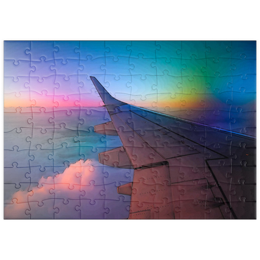 Darstellung des Puzzle Motivs puzzleplate Colorful Sky 100 Puzzle
