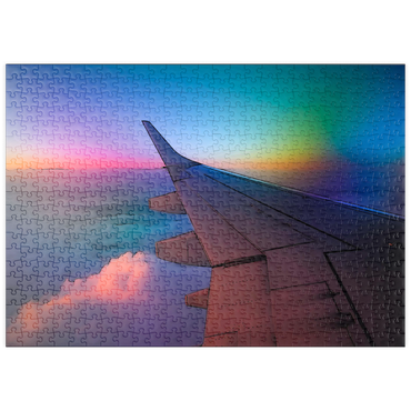 Darstellung des Puzzle Motivs puzzleplate Colorful Sky 500 Puzzle