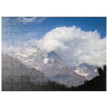 Darstellung des Puzzle Motivs puzzleplate Himalaya-Tosh 100 Puzzle