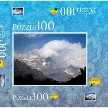 Darstellung des Puzzle Motivs Himalaya-Tosh 100 Puzzle Schachtel 3D Modell