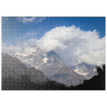 Darstellung des Puzzle Motivs puzzleplate Himalaya-Tosh 500 Puzzle