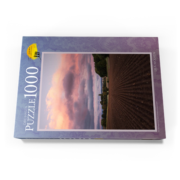 Darstellung des Puzzle Motivs Lila Wolken 1000 Puzzle Schachtel Ansicht3