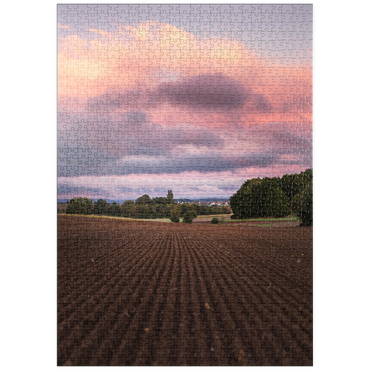 Darstellung des Puzzle Motivs puzzleplate Lila Wolken 1000 Puzzle