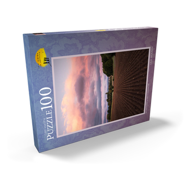 Darstellung des Puzzle Motivs Lila Wolken 100 Puzzle Schachtel Ansicht2