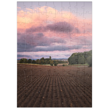 Darstellung des Puzzle Motivs puzzleplate Lila Wolken 100 Puzzle