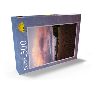 Darstellung des Puzzle Motivs Lila Wolken 500 Puzzle Schachtel Ansicht2