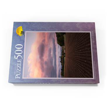 Darstellung des Puzzle Motivs Lila Wolken 500 Puzzle Schachtel Ansicht3