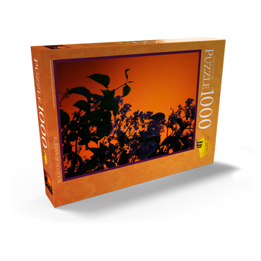 Darstellung des Puzzle Motivs Flieder Silhouette 1000 Puzzle Schachtel Ansicht2