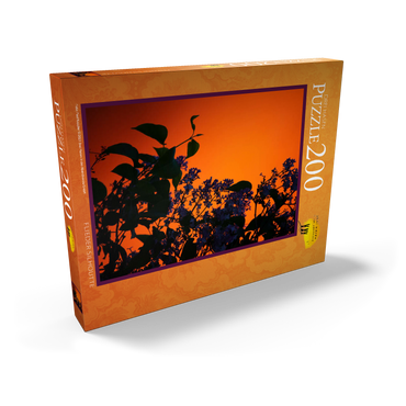 Darstellung des Puzzle Motivs Flieder Silhouette 200 Puzzle Schachtel Ansicht2