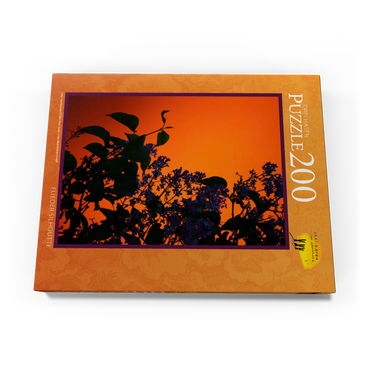 Darstellung des Puzzle Motivs Flieder Silhouette 200 Puzzle Schachtel Ansicht3