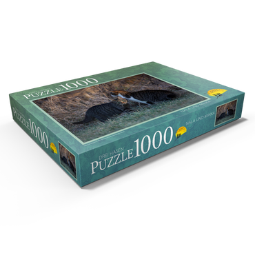 Darstellung des Puzzle Motivs Nala und Minka 1000 Puzzle Schachtel Ansicht1