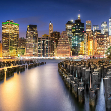 Darstellung des Puzzle Motivs New York Skyline 500 Puzzle 3D Modell