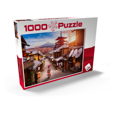 Darstellung des Puzzle Motivs dyllisches Japan 1000 Puzzle Schachtel Ansicht2