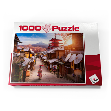 Darstellung des Puzzle Motivs dyllisches Japan 1000 Puzzle Schachtel Ansicht3