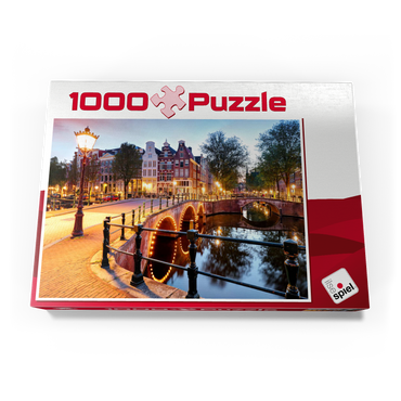 Darstellung des Puzzle Motivs Ausflug nach Amsterdam 1000 Puzzle Schachtel Ansicht3
