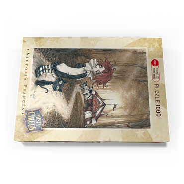 Darstellung des Puzzle Motivs Tent - Victoria Francés - Misty Circus 1000 Puzzle Schachtel Ansicht3