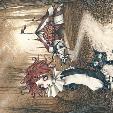 Darstellung des Puzzle Motivs Tent - Victoria Francés - Misty Circus 1000 Puzzle 3D Modell