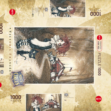 Darstellung des Puzzle Motivs Tent - Victoria Francés - Misty Circus 1000 Puzzle Schachtel 3D Modell