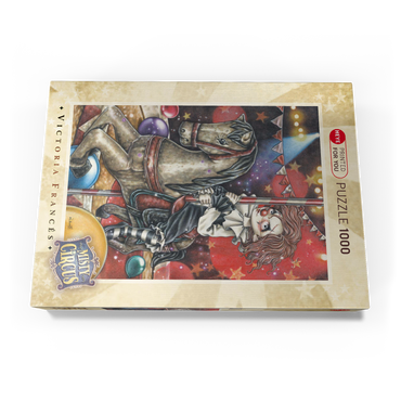 Darstellung des Puzzle Motivs Carousel - Victoria Francés - Misty Circus 1000 Puzzle Schachtel Ansicht3