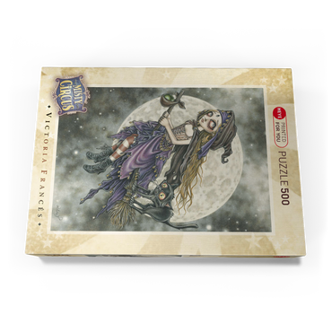 Darstellung des Puzzle Motivs Broom - Victoria Francés - Misty Circus 500 Puzzle Schachtel Ansicht3