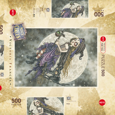 Darstellung des Puzzle Motivs Broom - Victoria Francés - Misty Circus 500 Puzzle Schachtel 3D Modell