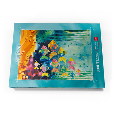 Darstellung des Puzzle Motivs Shoal of Fish - Gabila - Lovely Times 1000 Puzzle Schachtel Ansicht3