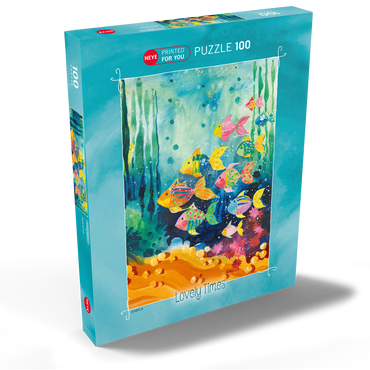 Darstellung des Puzzle Motivs Shoal of Fish 100 Puzzle Schachtel Ansicht2