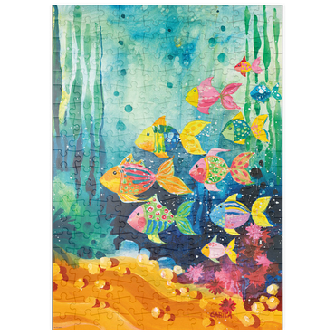 Darstellung des Puzzle Motivs puzzleplate Shoal of Fish 200 Puzzle