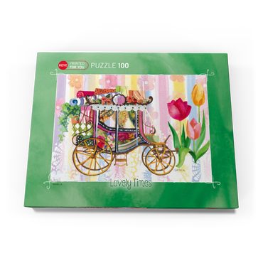 Darstellung des Puzzle Motivs Carriage 100 Puzzle Schachtel Ansicht3