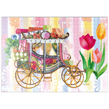 Darstellung des Puzzle Motivs puzzleplate Carriage - Gabila - Lovely Times 500 Puzzle