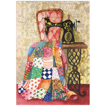 Darstellung des Puzzle Motivs puzzleplate Quilt - Gabila - Lovely Times 1000 Puzzle