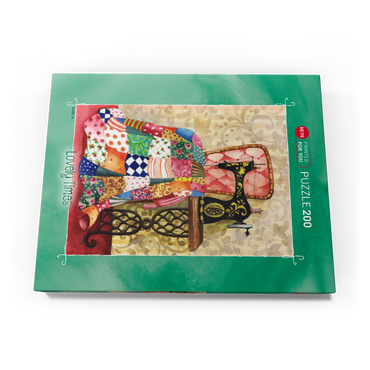 Darstellung des Puzzle Motivs Quilt 200 Puzzle Schachtel Ansicht3