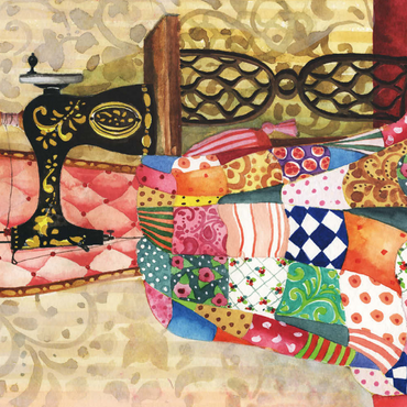 Darstellung des Puzzle Motivs Quilt - Gabila - Lovely Times 500 Puzzle 3D Modell