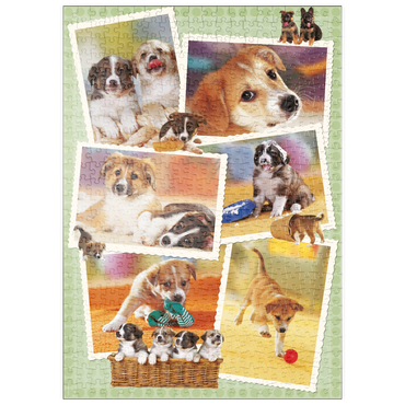 Darstellung des Puzzle Motivs puzzleplate Dogs - Monika Wegner - Little Friends 500 Puzzle