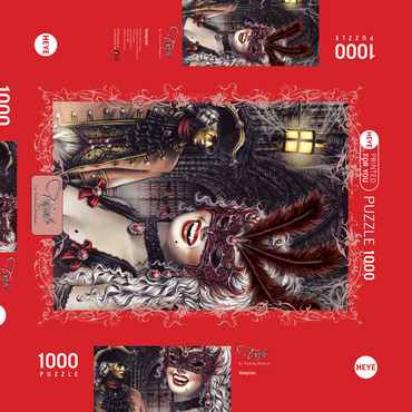 Darstellung des Puzzle Motivs Vampires - Victoria Francés - Favole 1000 Puzzle Schachtel 3D Modell
