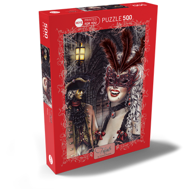 Darstellung des Puzzle Motivs Vampires - Victoria Francés - Favole 500 Puzzle Schachtel Ansicht2