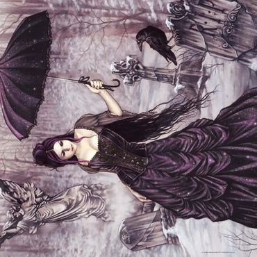 Darstellung des Puzzle Motivs Angel - Victoria Francés - Favole 500 Puzzle 3D Modell