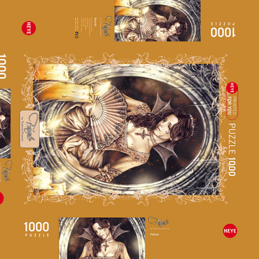 Darstellung des Puzzle Motivs Portrait - Victoria Francés - Favole 1000 Puzzle Schachtel 3D Modell