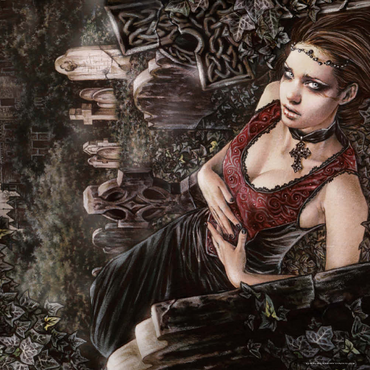 Darstellung des Puzzle Motivs Midnight - Victoria Francés - Favole 500 Puzzle 3D Modell