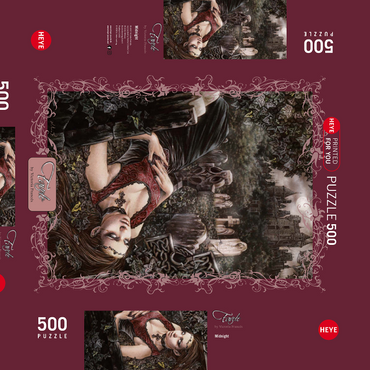 Darstellung des Puzzle Motivs Midnight - Victoria Francés - Favole 500 Puzzle Schachtel 3D Modell