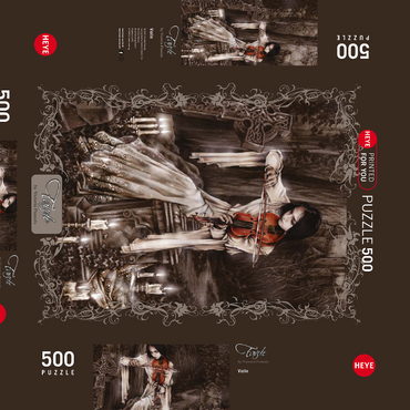 Darstellung des Puzzle Motivs Violin - Victoria Francés - Favole 500 Puzzle Schachtel 3D Modell