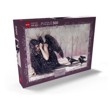 Darstellung des Puzzle Motivs Raven - Victoria Francés - Favole 500 Puzzle Schachtel Ansicht2