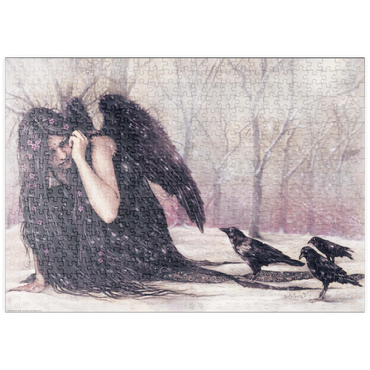 Darstellung des Puzzle Motivs puzzleplate Raven - Victoria Francés - Favole 500 Puzzle