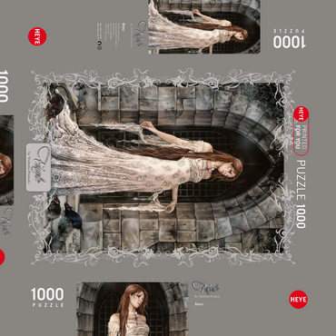 Darstellung des Puzzle Motivs Dress - Victoria Francés - Favole 1000 Puzzle Schachtel 3D Modell