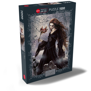 Darstellung des Puzzle Motivs Black - Victoria Francés - Favole 1000 Puzzle Schachtel Ansicht2